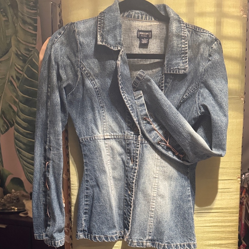 Women's Faded Blue Denim Jacket